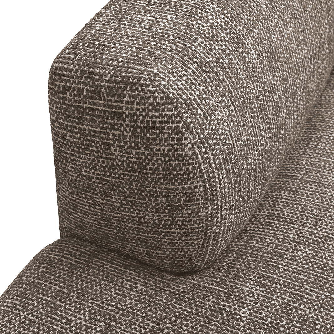 LABEL51 Hoekbank Verona - Taupe - Geweven - Links Voorstaand