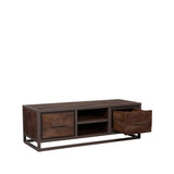 LABEL51 Tv-meubel Peru - Espresso - Mangohout - 120 cm