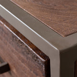 LABEL51 Tv-meubel Peru - Espresso - Mangohout - 120 cm
