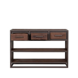 LABEL51 Sidetable Peru - Espresso - Mangohout - 115 cm