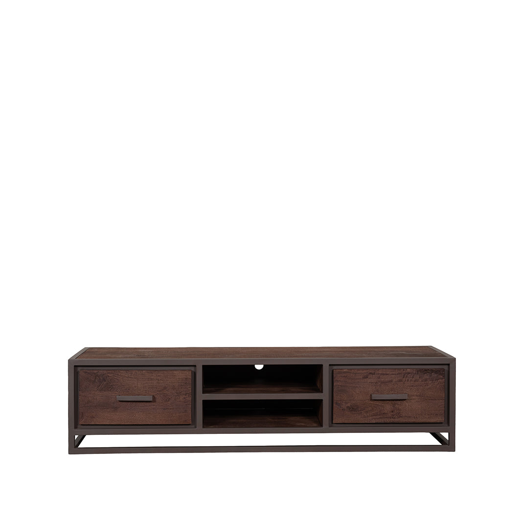 LABEL51 Tv-meubel Peru - Espresso - Mangohout - 160 cm