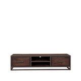 LABEL51 Tv-meubel Peru - Espresso - Mangohout - 160 cm