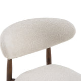 LABEL51 Eetkamerstoel Kyoto - Naturel - Geweven - Walnoot Houten Frame