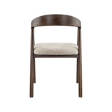 LABEL51 Eetkamerstoel Lone - Beige - Geweven