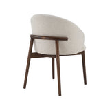LABEL51 Eetkamerstoel Nagano - Naturel - Geweven - Walnoot Houten Frame van LABEL51 – Luxe comfort op maat van PureWonen. Vraag naar de beste prijs.