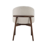 LABEL51 Eetkamerstoel Nagano - Naturel - Geweven - Walnoot Houten Frame van LABEL51 – Luxe comfort op maat van PureWonen. Vraag naar de beste prijs.