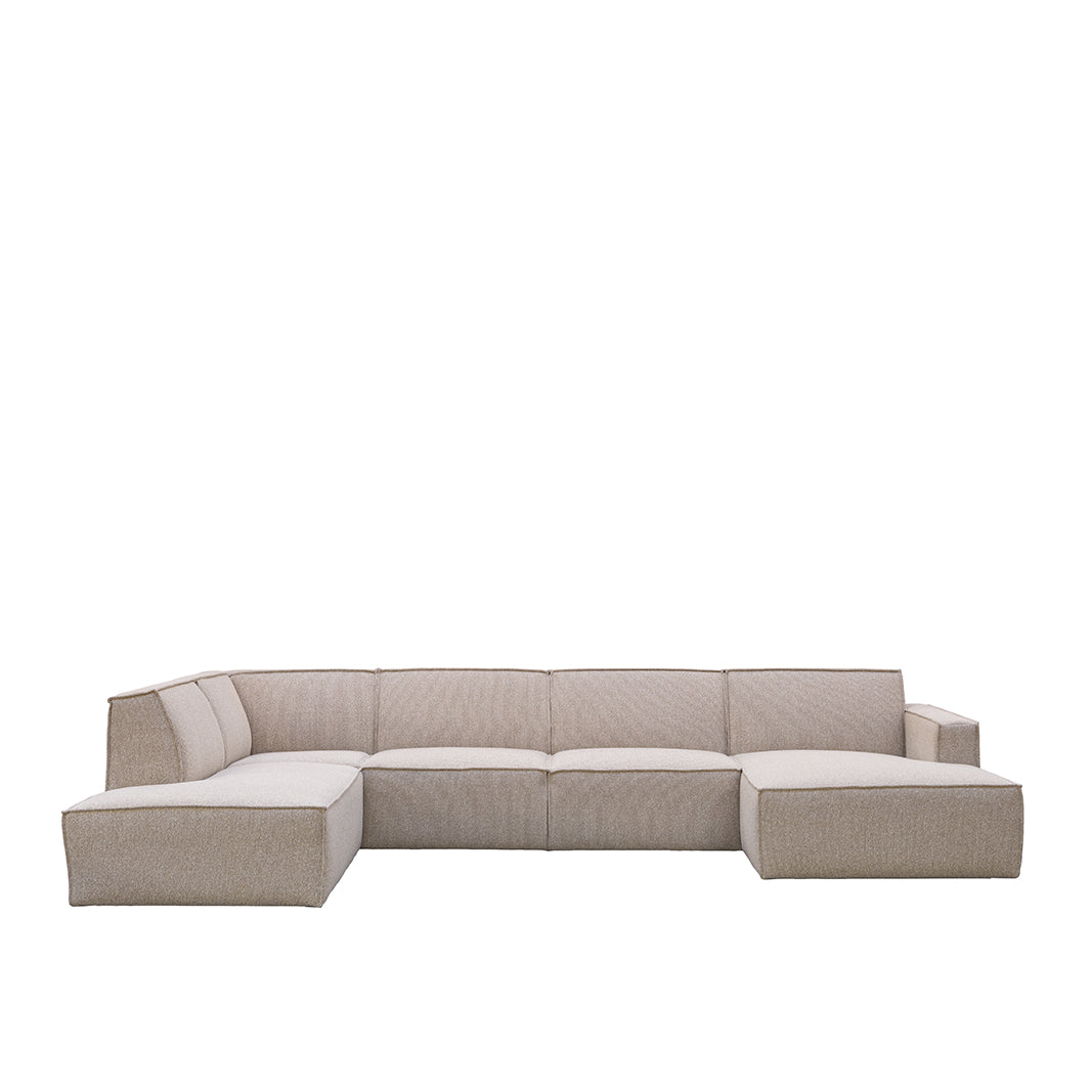 LABEL51 Bank Kay - Naturel - Boucle - Links Voorstaand