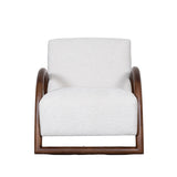 LABEL51 Fauteuil Viggo - Naturel - Geweven - Walnoot Houten Frame