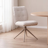 LABEL51 Eetkamerstoel No Way - Naturel - Superb - Taupe Metaal