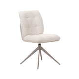 LABEL51 Eetkamerstoel No Way - Naturel - Superb - Taupe Metaal