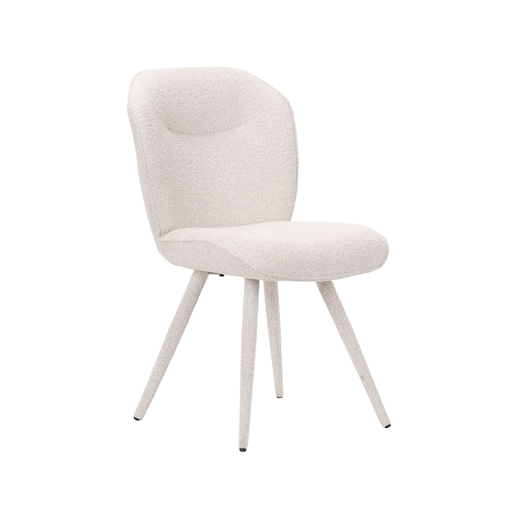 LABEL51 Eetkamerstoel Whoa - Naturel - Superb - Beige Stof