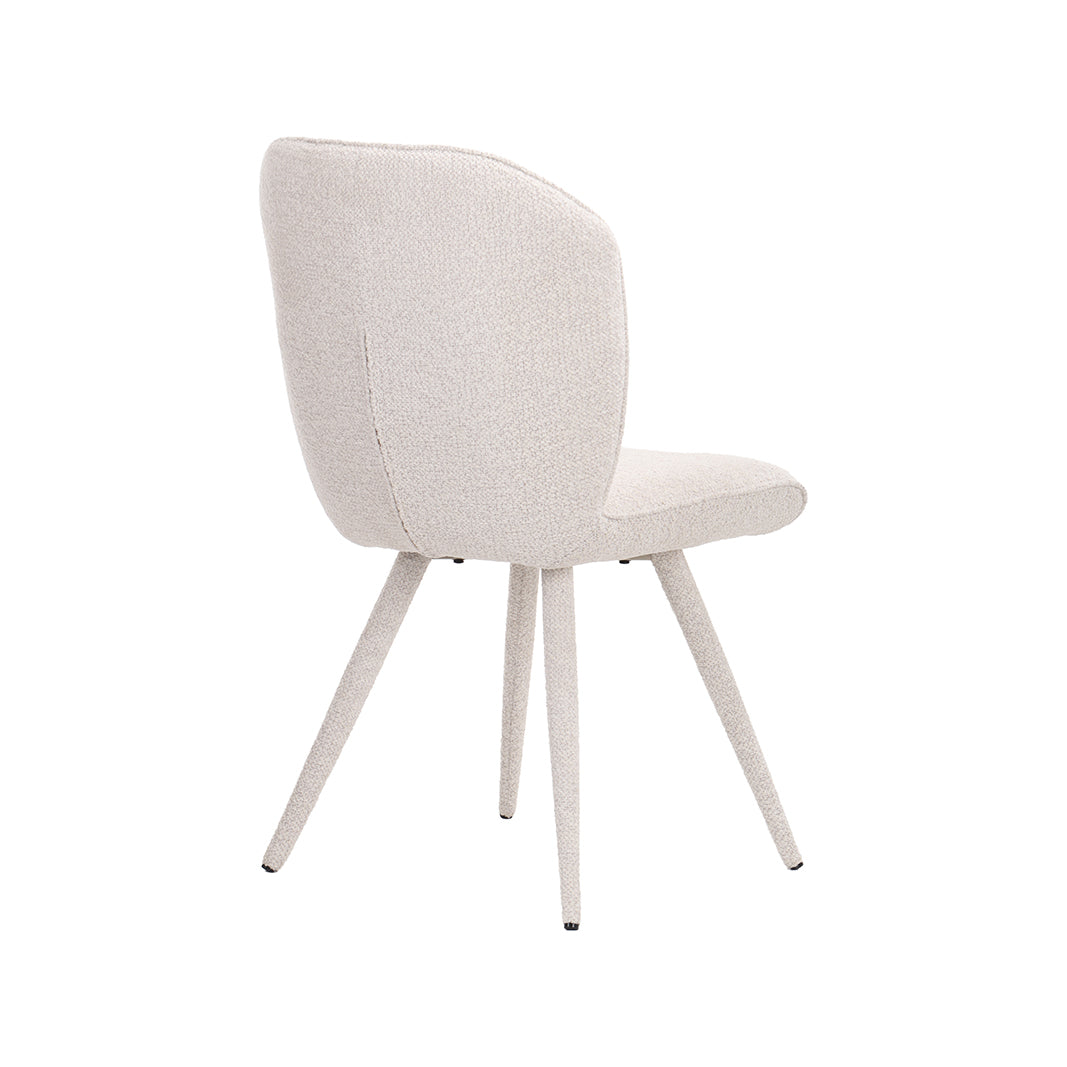 LABEL51 Eetkamerstoel Whoa - Naturel - Superb - Beige Stof