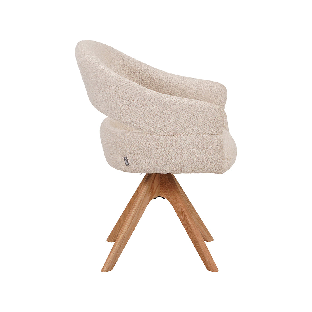 LABEL51 Eetkamerstoel Sofia - Naturel - Superb - Naturel Hout