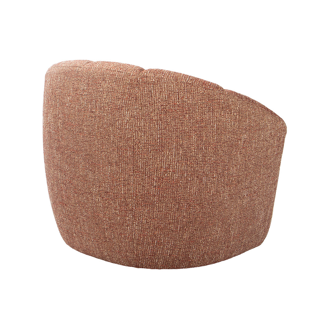 LABEL51 Fauteuil Marvito - Burgundy - Rustic Weave - One Size