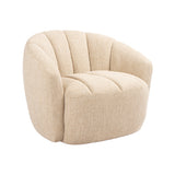LABEL51 Fauteuil Marvito - Beige - Rustic Weave - One Size