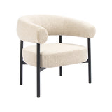 LABEL51 Fauteuil Delfina - Naturel - Royal Boucle - One Size