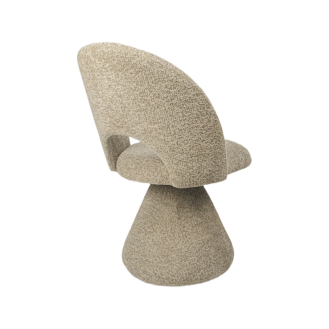 LABEL51 Eetkamerstoel Studio - Beige - Superb - Beige Stof