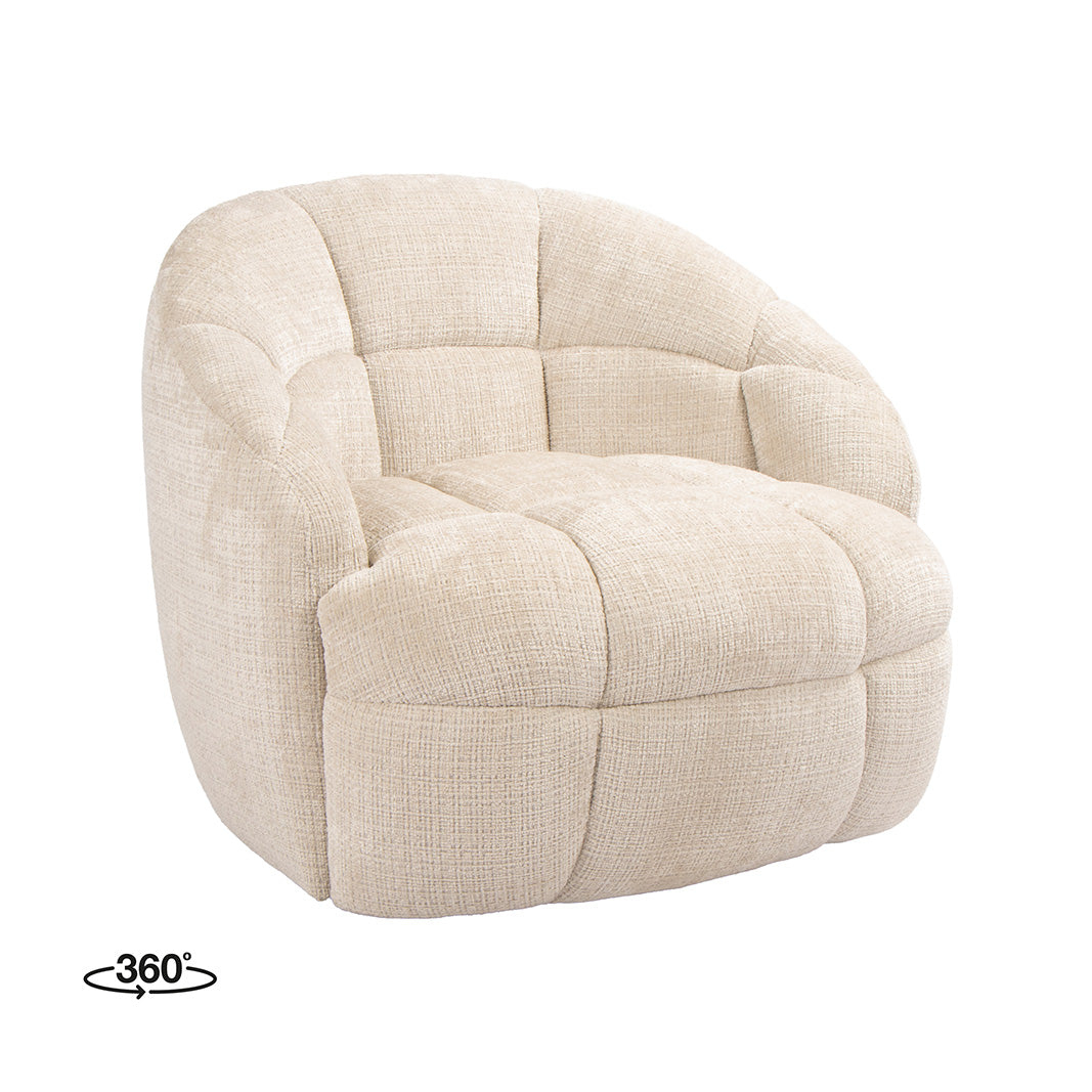 LABEL51 Fauteuil Bubble - Naturel - Cremona - One Size