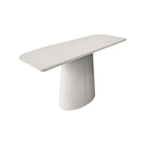 LABEL51 Sidetable Elan - Beige - Concrete - 135x40 cm