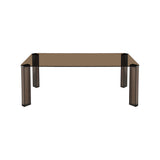LABEL51 Eetkamertafel Avery - Brown - Glas - 200 cm