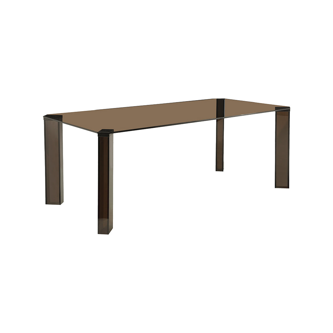 LABEL51 Eetkamertafel Avery - Brown - Glas - 200 cm