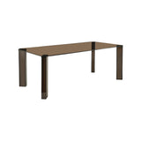 LABEL51 Eetkamertafel Avery - Brown - Glas - 200 cm