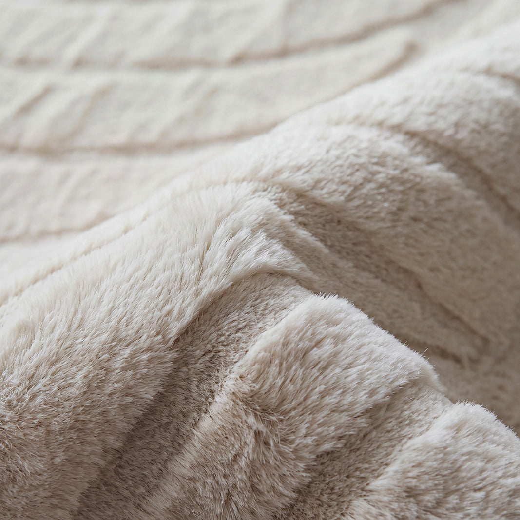 LABEL51 Vloerkleden Nilo - Licht Taupe - Polyester - 200x200 cm - Rond