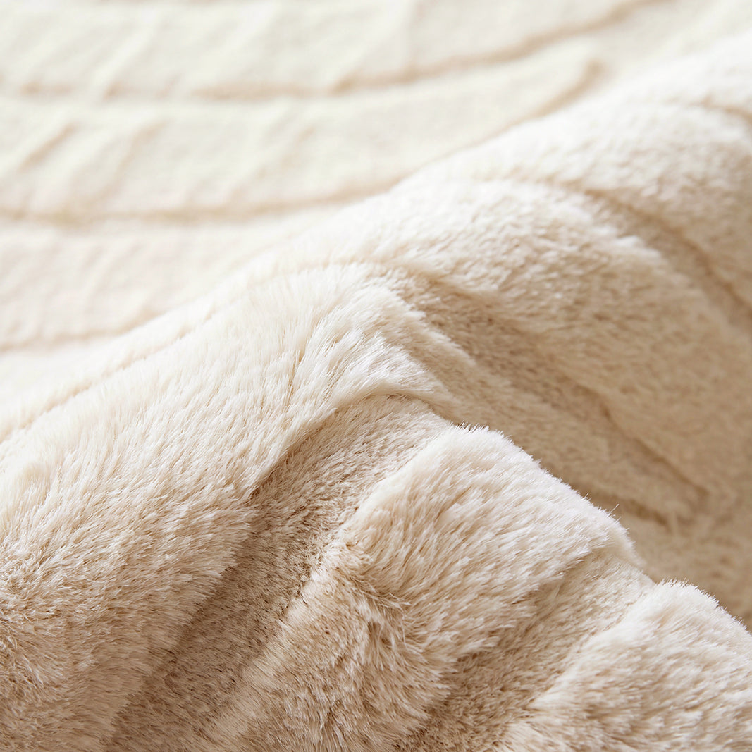 LABEL51 Vloerkleden Nilo - Beige - Polyester - 200x200 cm - Rond