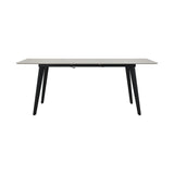 LABEL51 Eetkamertafel Japandi Slim - Beige - Marmer - 160/200x100 cm