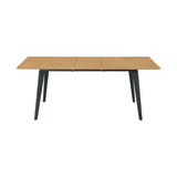 LABEL51 Eetkamertafel Japandi Slim - Naturel - Eiken - 160/200x100 cm