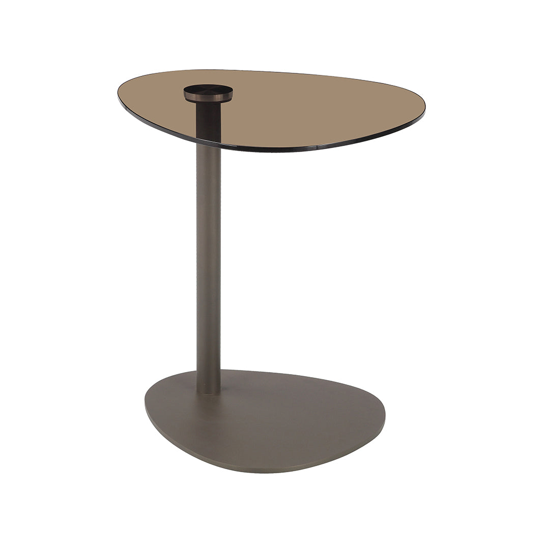 LABEL51 Bijzettafel Lilly - Brown - Metaal - 48 cm