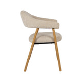 LABEL51 Eetkamerstoel Maren - Naturel - Cremona - Naturel Hout