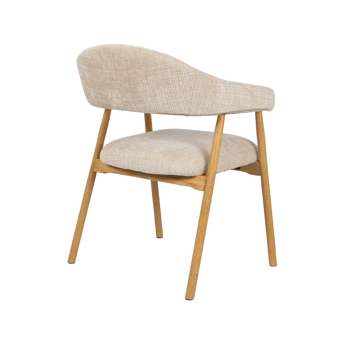 LABEL51 Eetkamerstoel Maren - Naturel - Cremona - Naturel Hout
