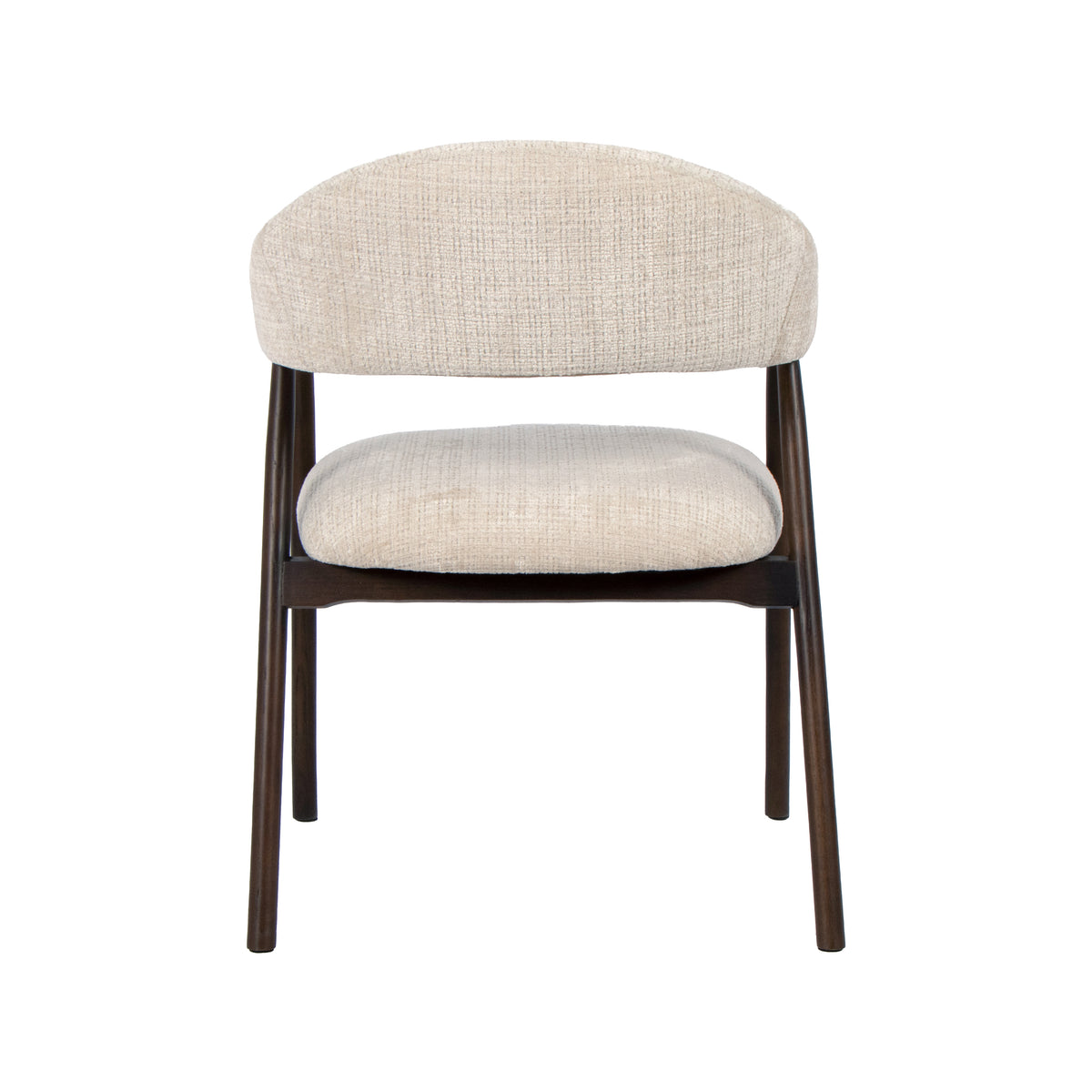 LABEL51 Eetkamerstoel Maren - Naturel - Cremona - Walnoot Hout