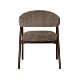 LABEL51 Eetkamerstoel Maren - Taupe - Cremona - Walnoot Hout
