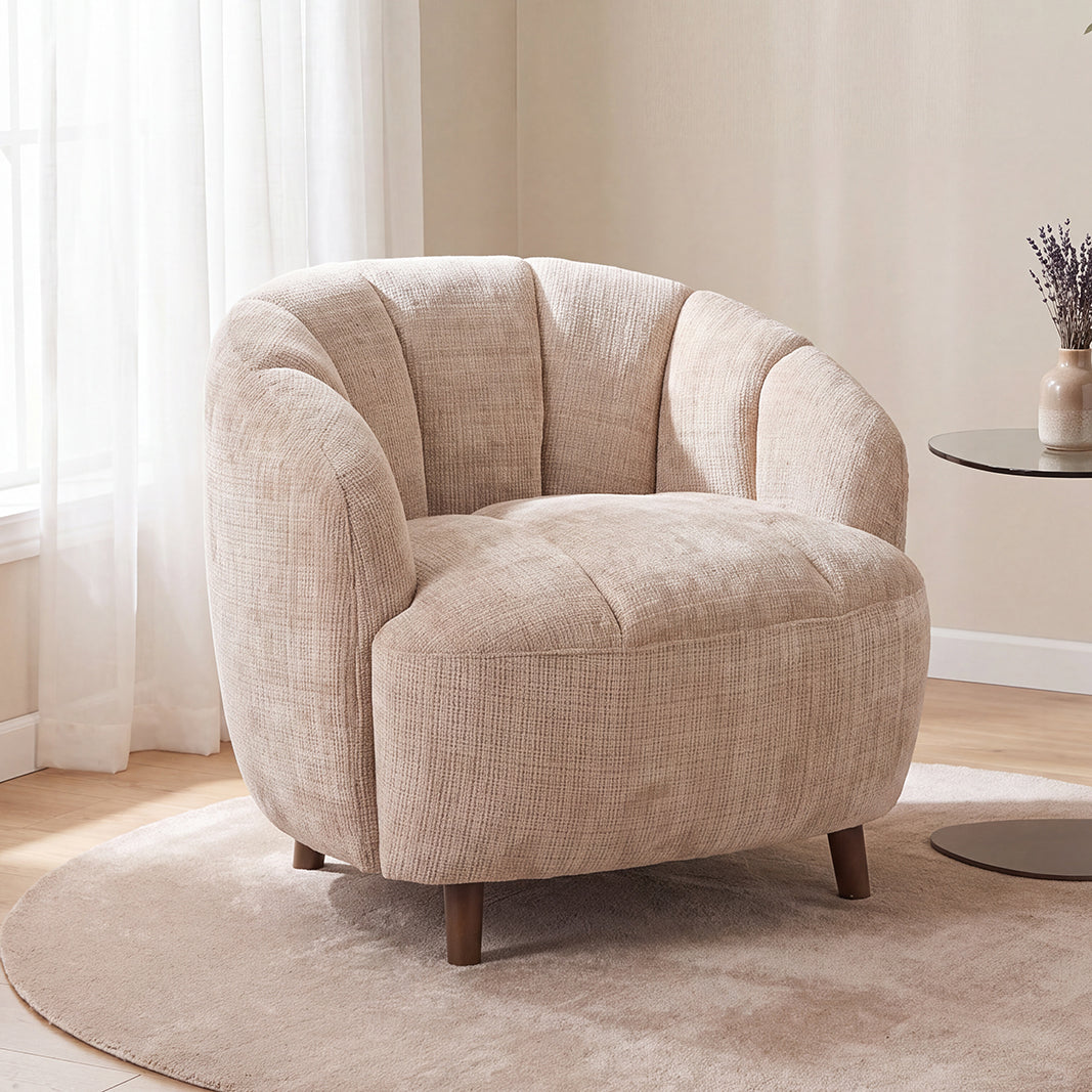LABEL51 Fauteuil Vera - Beige - Cremona - One Size