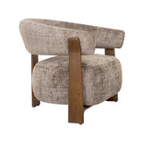 LABEL51 Fauteuil Nice - Taupe - Cremona - One Size