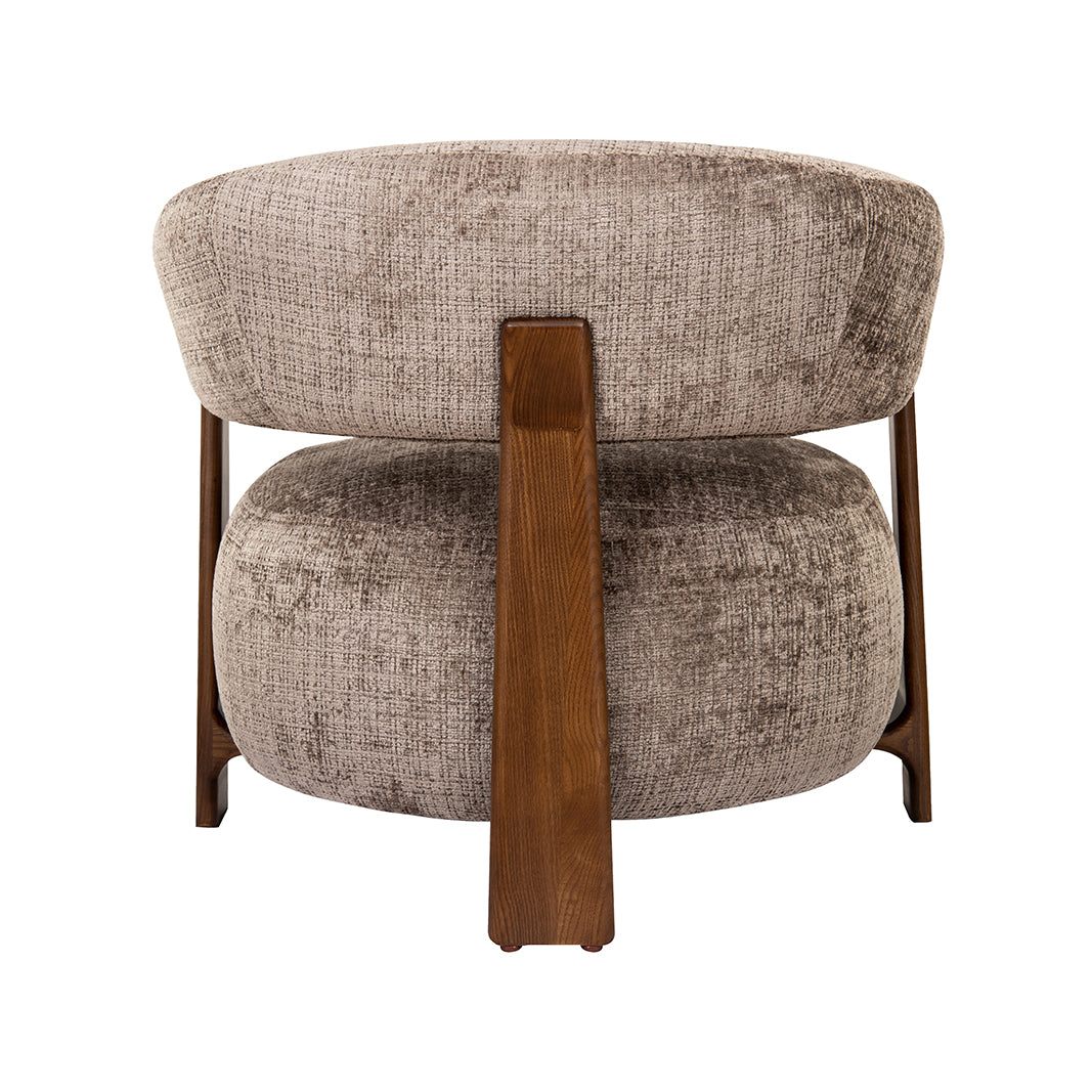 LABEL51 Fauteuil Nice - Taupe - Cremona - One Size