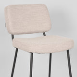LABEL51 Barkruk Noah - Naturel - Boucle - Zithoogte 78