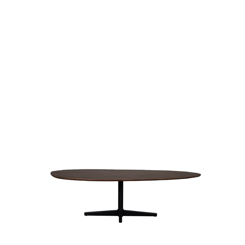 LABEL51 Eetkamertafel Rosie - Espresso - Mangohout - 220 cm