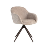 LABEL51 Eetkamerstoel Fiby - Clay - Elite - Brons Metalen Frame