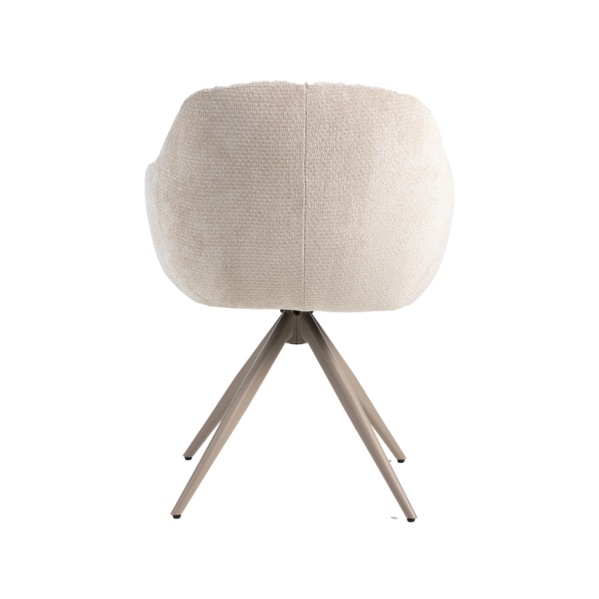 LABEL51 Eetkamerstoel Esma - Naturel - Elite - Taupe Metalen Frame van LABEL51 – Luxe comfort op maat van PureWonen. Vraag naar de beste prijs.