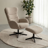 LABEL51 Fauteuil Malmo - Naturel - Royal Boucle - One Size