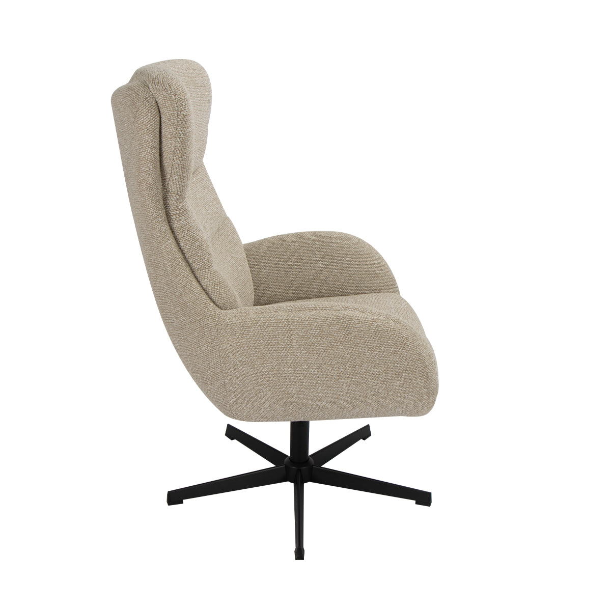 LABEL51 Fauteuil Malmo - Naturel - Royal Boucle - One Size