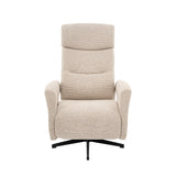 LABEL51 Fauteuil Copenhagen - Naturel - Royal Boucle - Manueel Verstelbaar