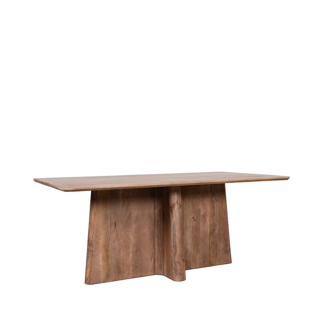 LABEL51 Eetkamertafel Scott - Nature Smooth - Mangohout - 220 cm