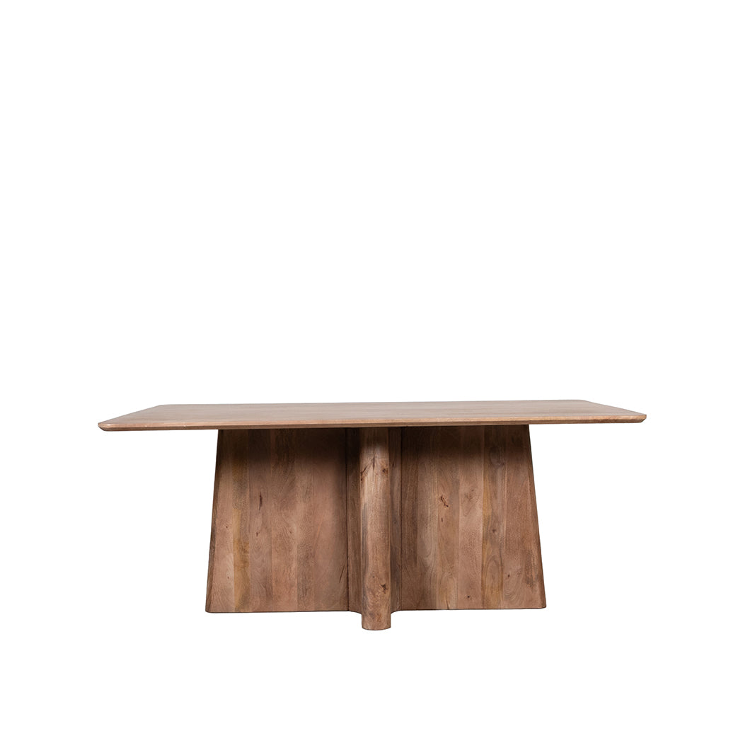 LABEL51 Eetkamertafel Scott - Nature Smooth - Mangohout - 200 cm