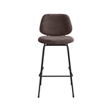 LABEL51 Barkruk Bello - Taupe - Fluweel - Hoog