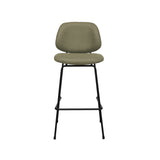 LABEL51 Barkruk Bello - Moss - Micro Suede - Hoog