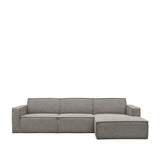 LABEL51 Hoekbank Kay - Mushroom - Royal Boucle - Rechts Voorstaand